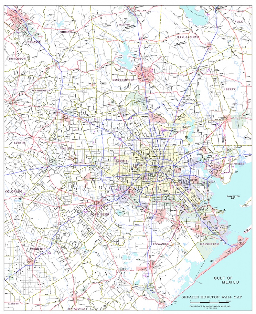Mason Maps - Custom Mapping Solutions For Your Business - Greater - Show Map Of Houston Texas