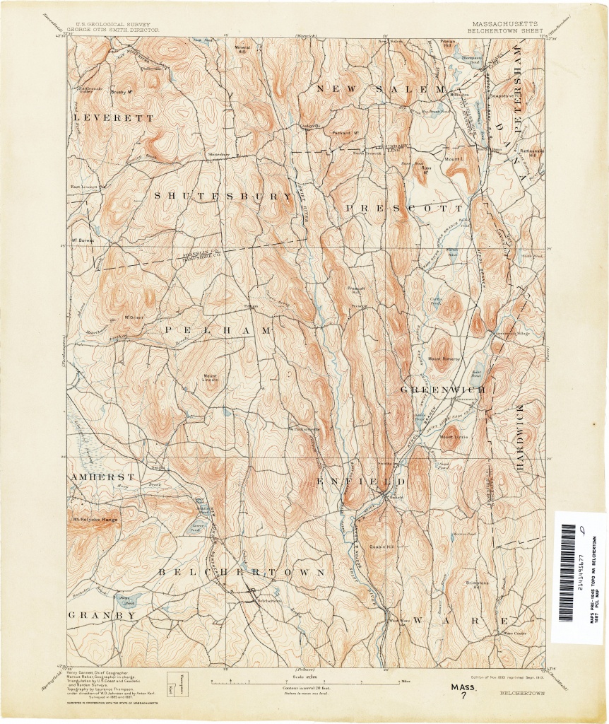 Massachusetts Historical Topographic Maps - Perry-Castañeda Map - Printable Map Of Falmouth Ma