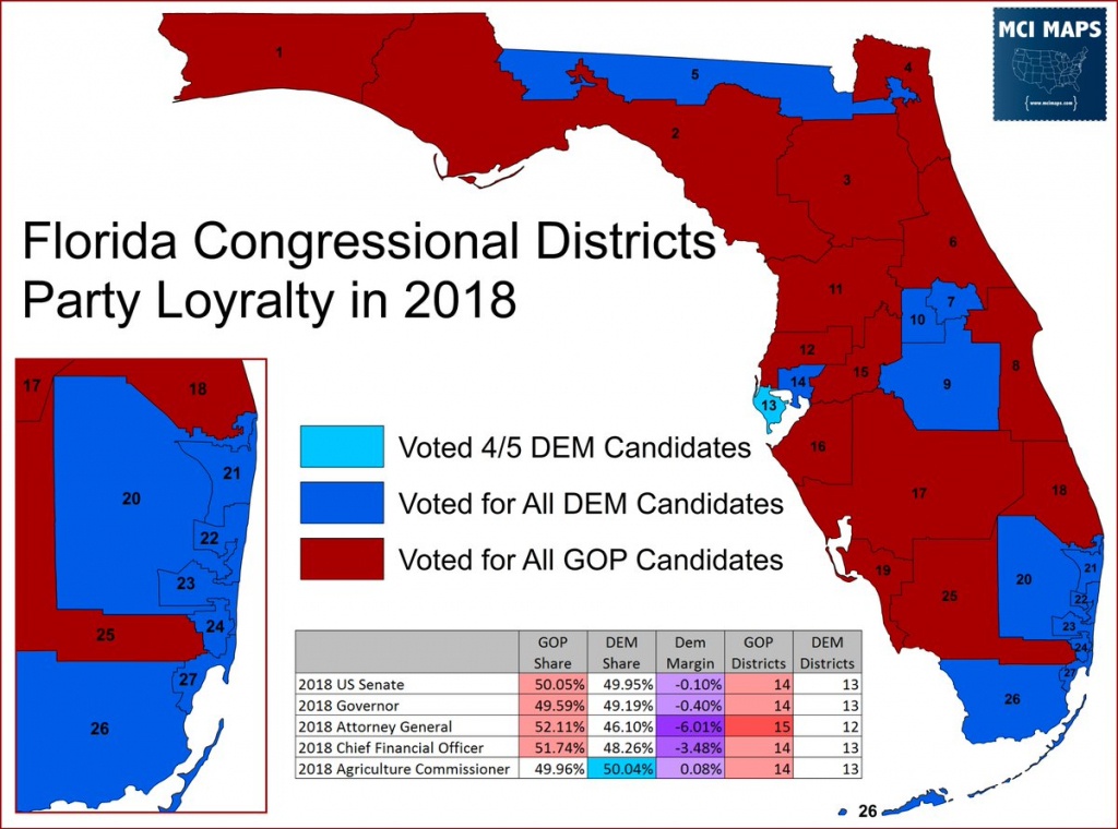 Matthew Isbell On Twitter: &amp;quot;article And Plenty Of Maps Looking At - Florida Congressional Districts Map 2018