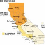 Measure Splitting California Into Three Makes It To Ballot   Divide California Map