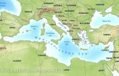 Mediterranean Map Printable