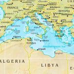 Mediterranean Sea Maps | Maps Of Mediterranean Sea   Printable Map Of The Mediterranean Sea Area