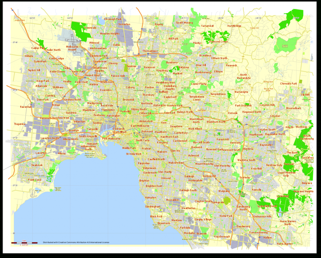 Melbourne - Wikipedia - Melbourne Cbd Map Printable