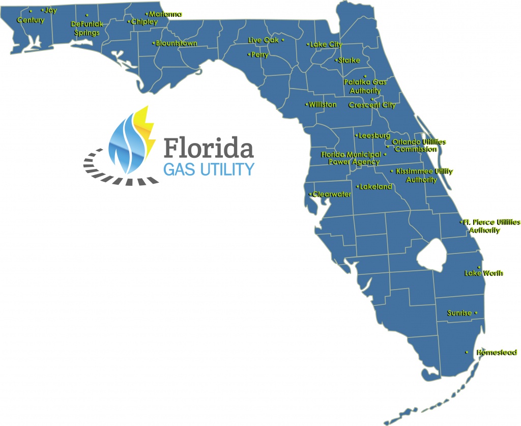 Members – Florida Gas Utility - Florida City Gas Coverage Map