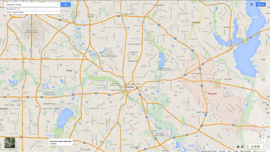 Mesquite, Texas Map - Google Maps Mesquite Texas