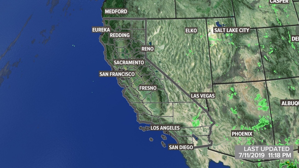 Metro Interactive Radar | Sacramento, Ca | Abc10 - Northern California Radar Map