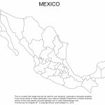 Mexico Blank Printable Map, Royalty Free, Clip Art Cc Cycle 1, Week   Free Printable Map Of Mexico