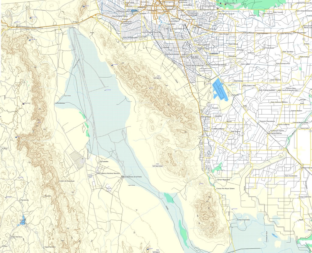 Mexico Topographic Map-E32 Ideal For Off-Road / Garmin | Adventure Rider - Baja California Topographic Maps