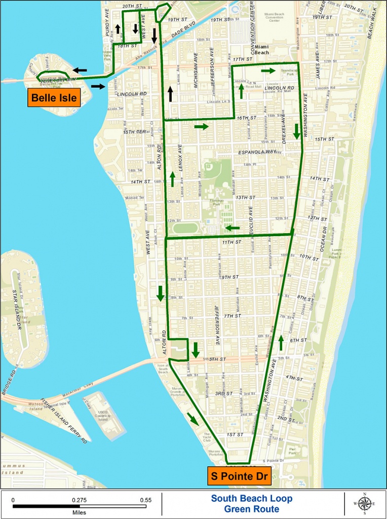 Miami Beach Free Trolley Service | South Beach Magazine - Google Maps South Beach Florida