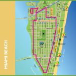Miami Beach Tourist Map   Miami City Map Printable