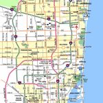 Miami Metropolitan Area Highways   Aaccessmaps   Street Map Of Miami Florida