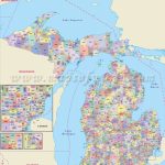 Michigan Zip Code Map, Michigan Postal Code   Map From Michigan To Florida