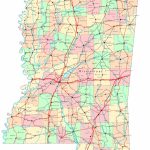 Mississippi Printable Map   Printable Map Of Mississippi