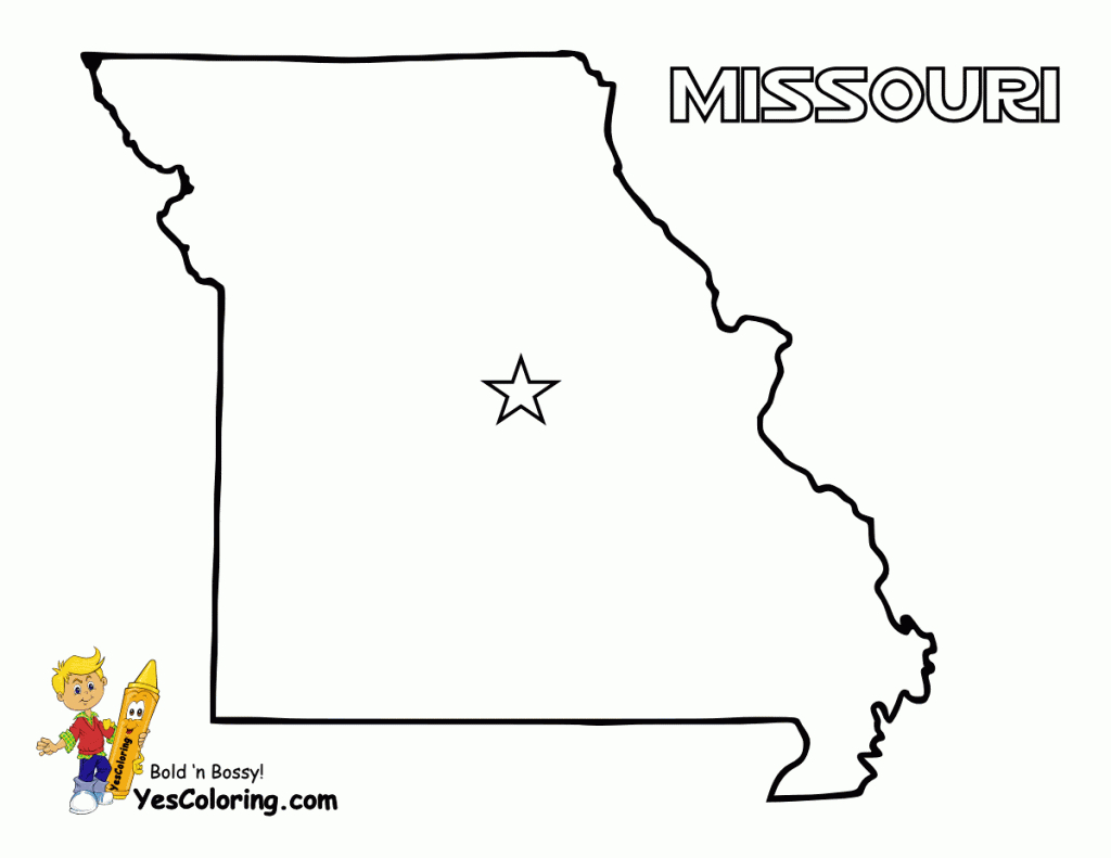 Missouri State Map Outline | Autobedrijfmaatje - Printable Blank Map Of Missouri