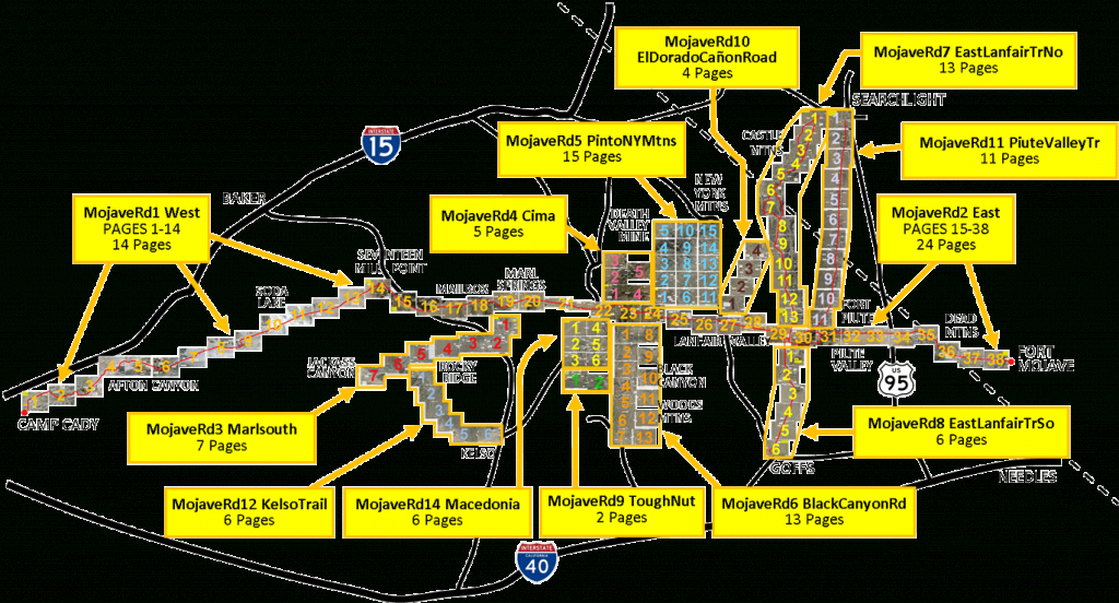 Mojave Road Offroad Trail Maps - Off Road Maps California