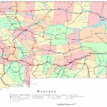 Montana Printable Map   Printable State Maps