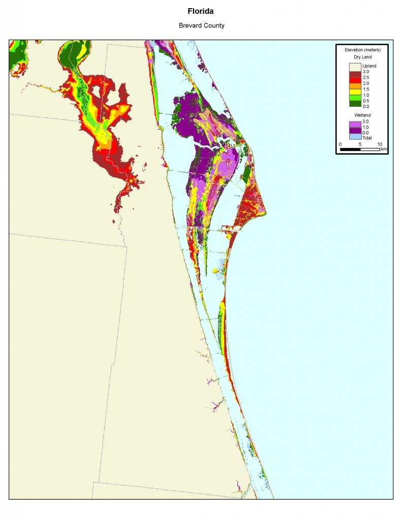 More Sea Level Rise Maps Of Florida&amp;#039;s Atlantic Coast - Florida Atlantic Coast Map