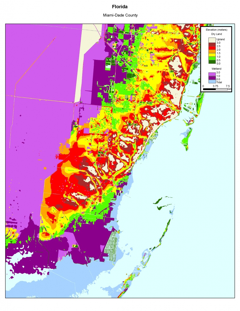 More Sea Level Rise Maps Of Florida&amp;#039;s Atlantic Coast - Florida Sea Level Map