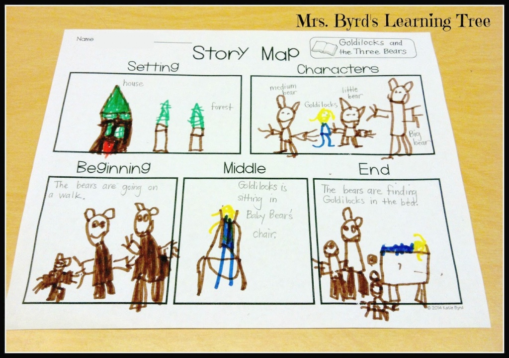 Mrs. Byrd&amp;#039;s Learning Tree: Story Map Freebie! - Printable Story Map For Kindergarten