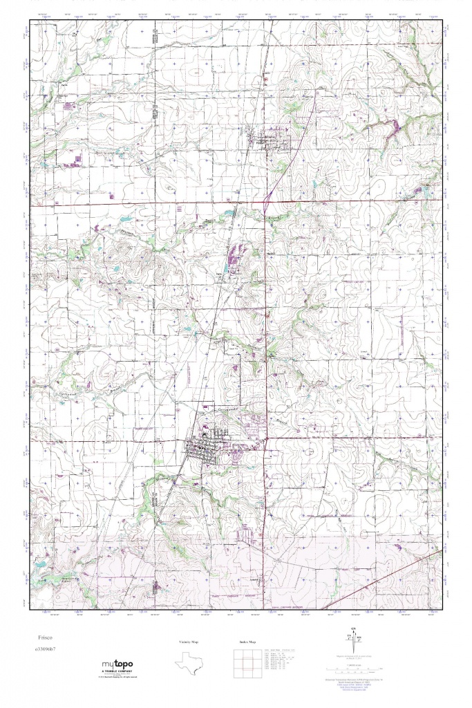 Mytopo Frisco, Texas Usgs Quad Topo Map - Frisco Texas Map
