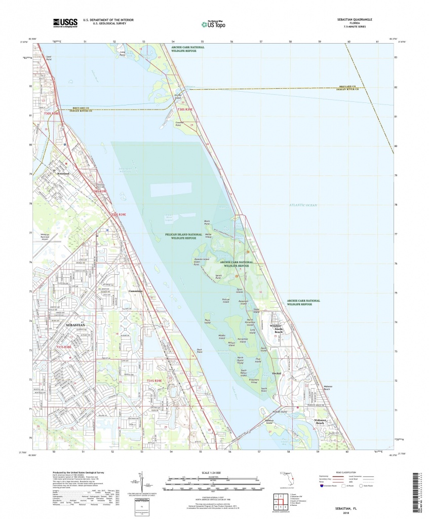 Mytopo Sebastian, Florida Usgs Quad Topo Map - Sebastian Florida Map