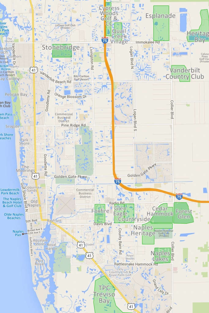 Naples Fl Map | Ageorgio - Map Of North Naples Florida