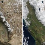 Nasa Releases Incredible Satellite Look At Sierra Nevada Snowpack   California Snowpack Map