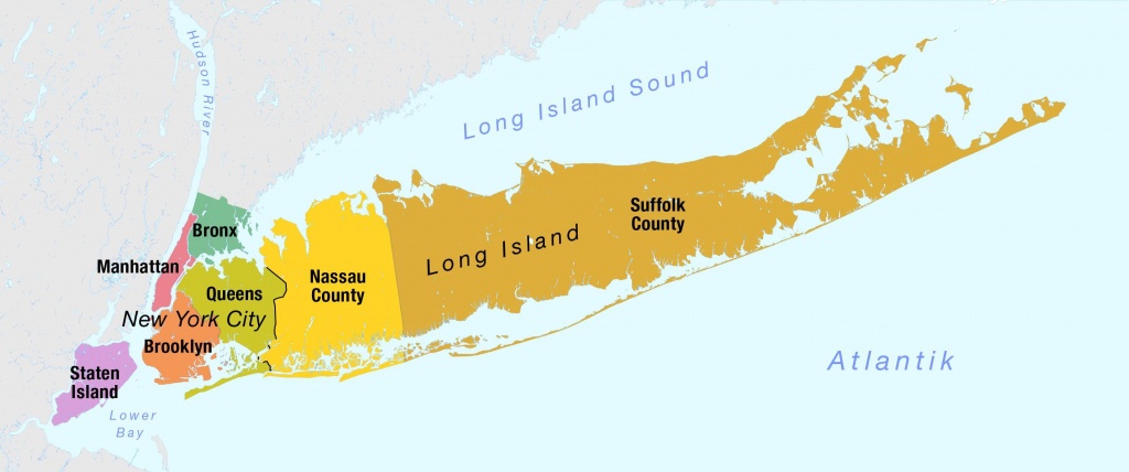 Nassau And Suffolk County Map - Nassau County Suffolk County Border - Printable Map Of Suffolk County Ny