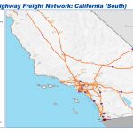 National Highway Freight Network Map And Tables For California   Southern California Train Map