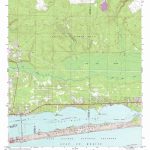Navarre Topographic Map, Fl   Usgs Topo Quad 30086D7   Navarre Florida Map