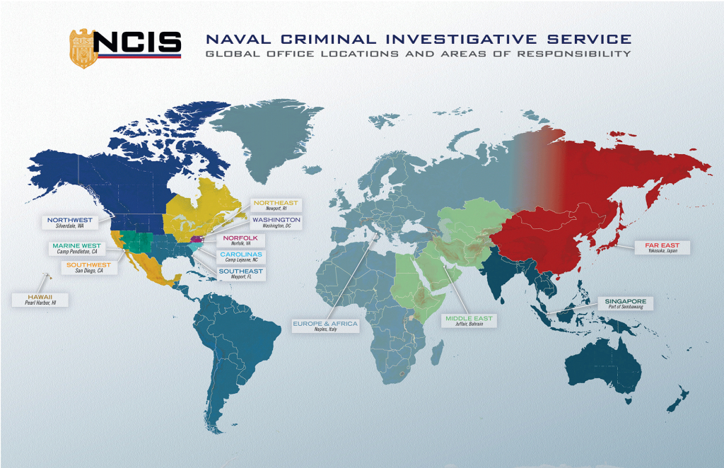 Ncis Locations - Map Of Navy Bases In California