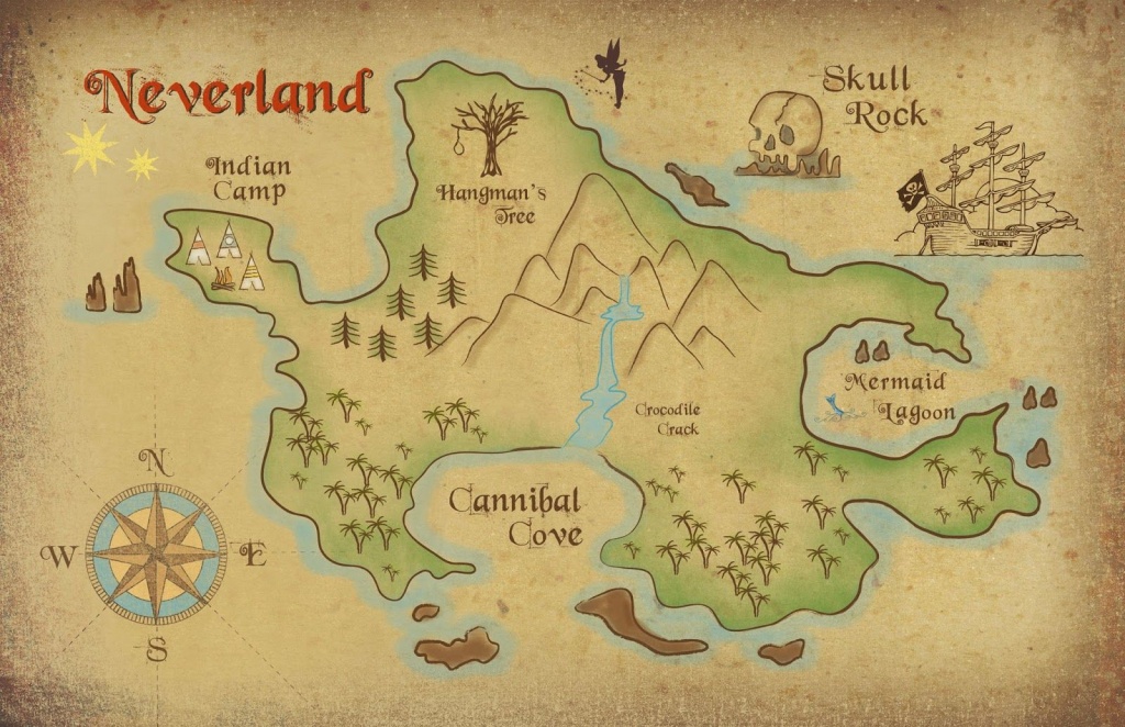Neverland Map Printable | Freebie! Neverland Map Download | Parents - Neverland Map Printable