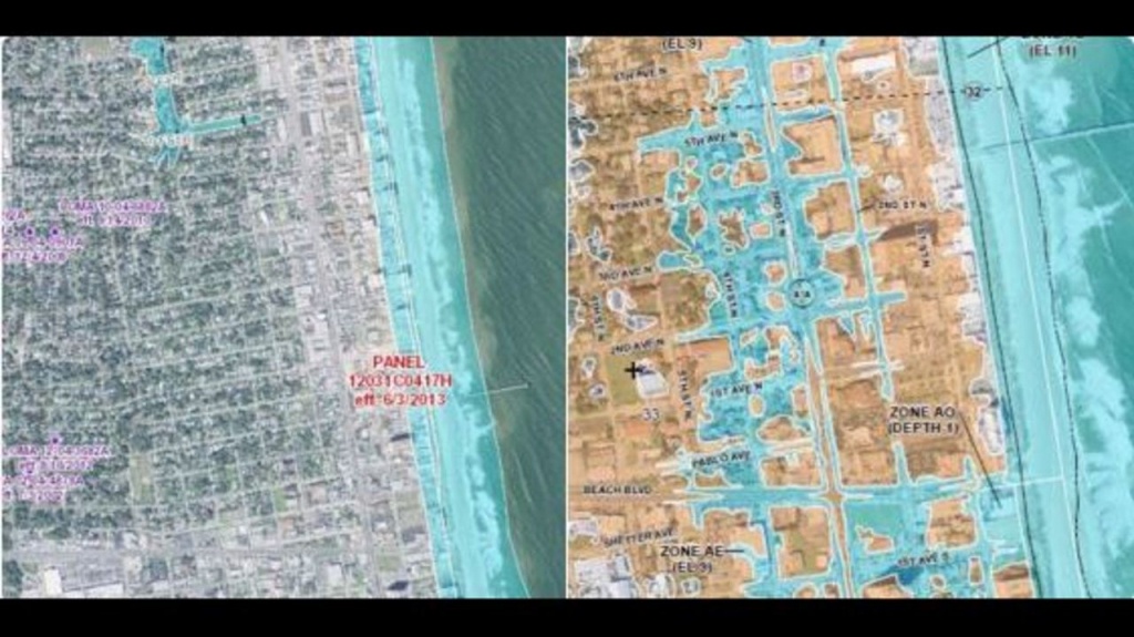 New Fema Flood Maps Show More Jacksonville Beach Streets Are At-Risk - North Port Florida Flood Zone Map