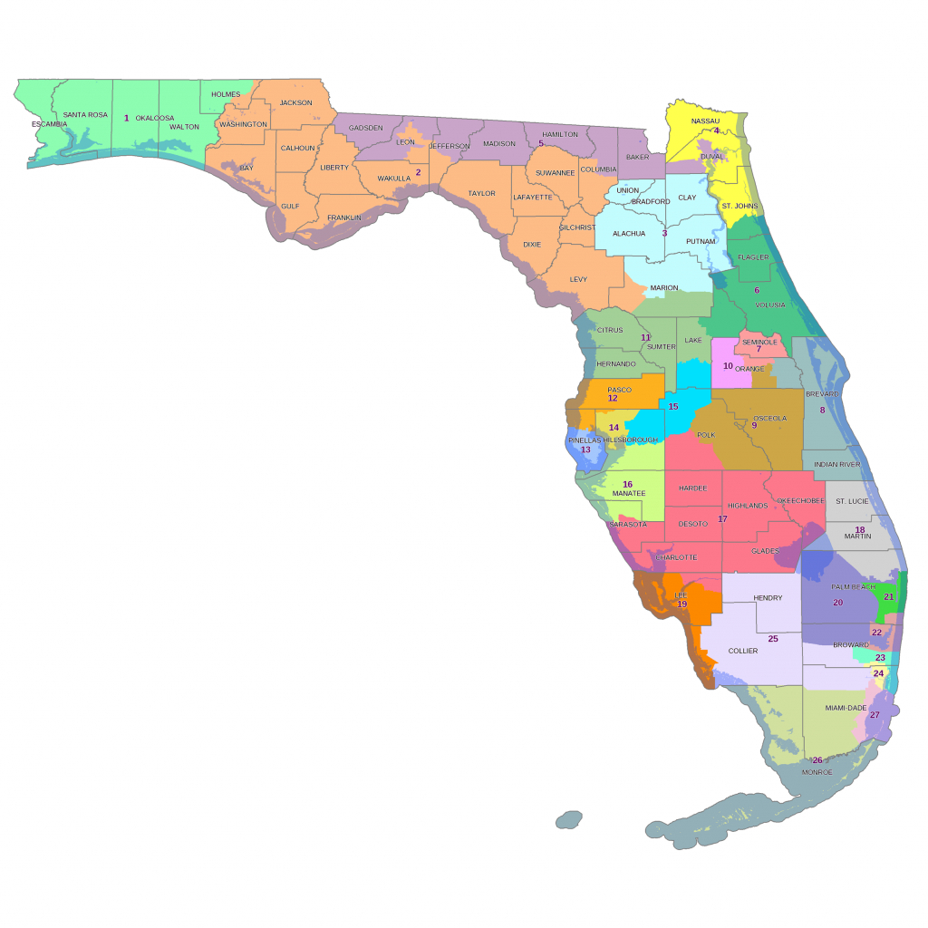 New Florida Congressional Map Sets Stage For Special Session | Wgcu News - Florida House District 15 Map