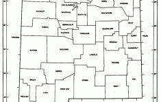 Printable Map Of New Mexico