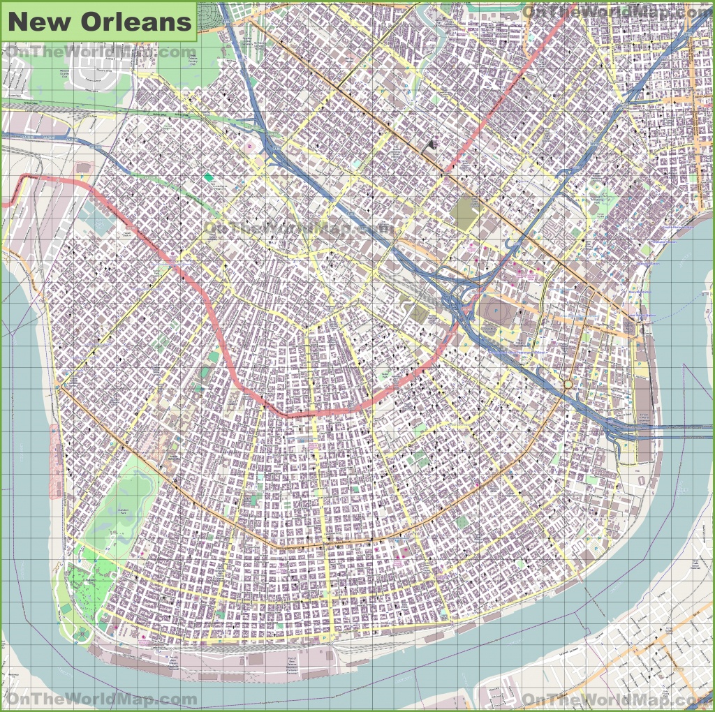 New Orleans Maps | Louisiana, U.s. | Maps Of New Orleans - Printable Map Of New Orleans
