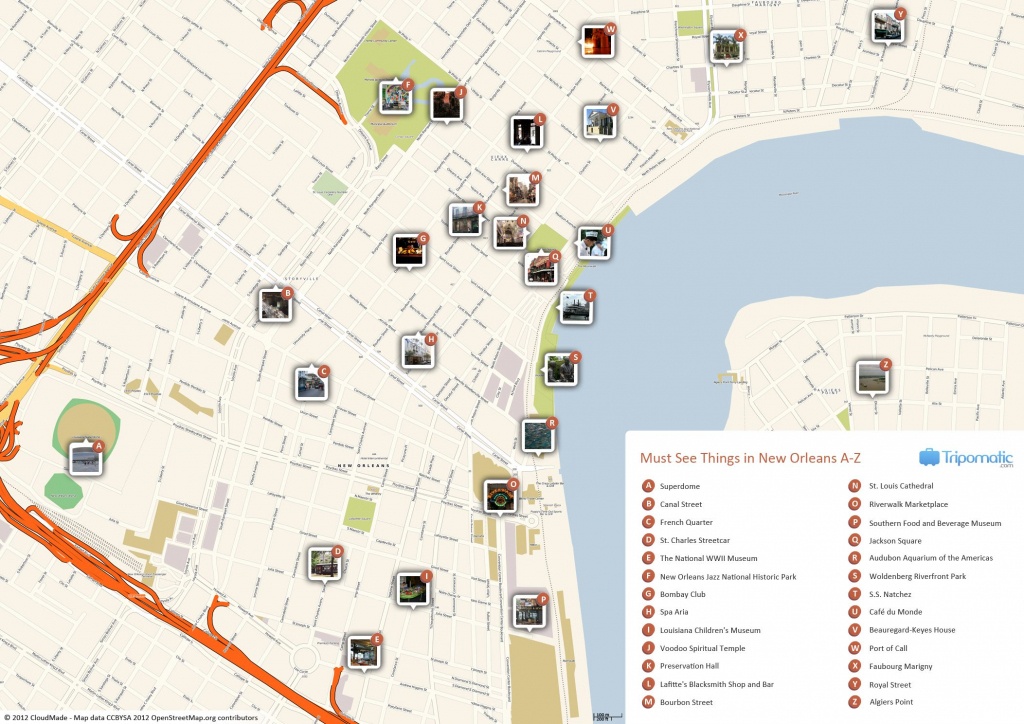 New Orleans Printable Tourist Map | Free Tourist Maps ✈ | New - Printable Map Of New Orleans
