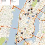 New York City Manhattan Printable Tourist Map | Sygic Travel   Free Printable Street Map Of Manhattan
