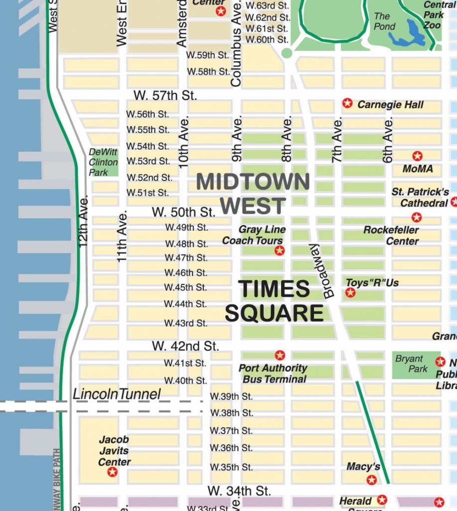 New York City Maps And Neighborhood Guide - Printable Map Of Times Square