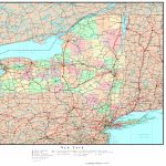 New York Political Map   Road Map Of New York State Printable