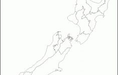 Outline Map Of New Zealand Printable