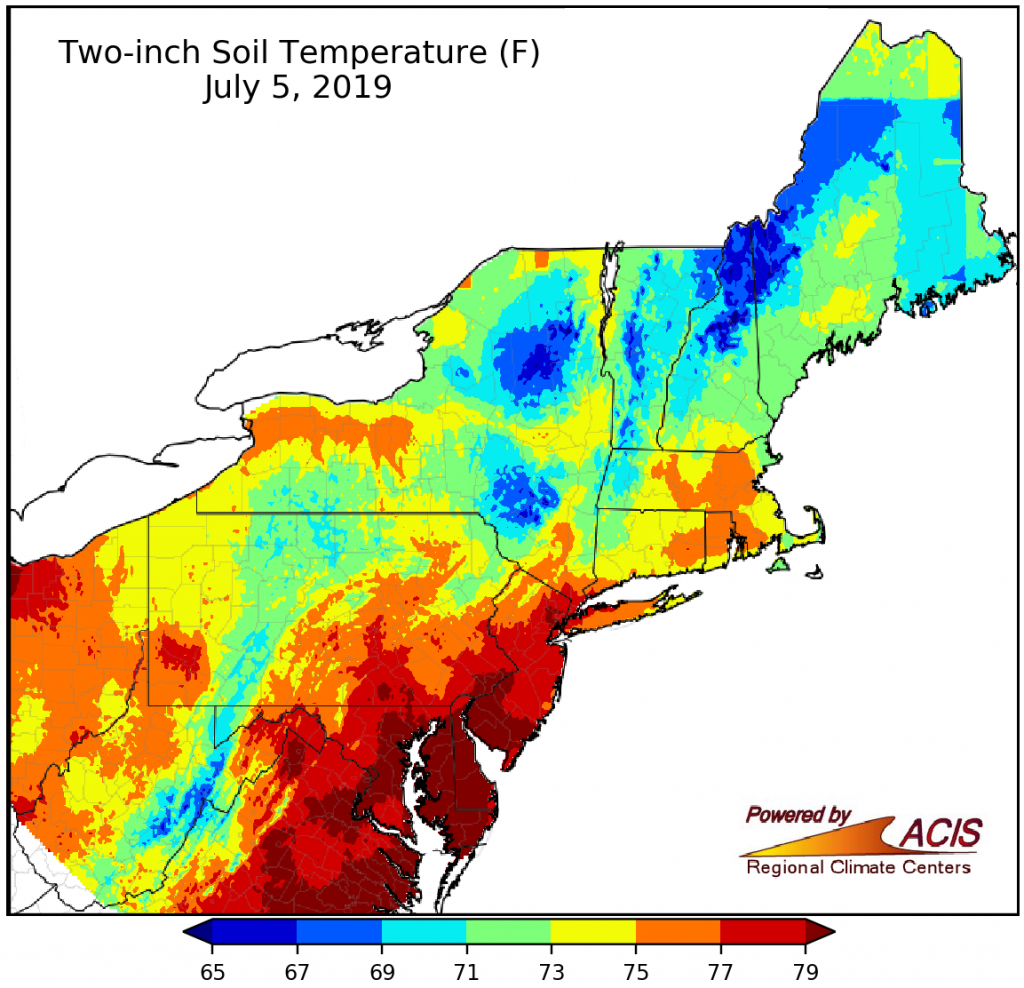 Newa - Soil Temperature Map - Texas Temperature Map