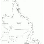 Newfoundland And Labrador Free Map, Free Blank Map, Free Outline Map   Printable Map Of Newfoundland
