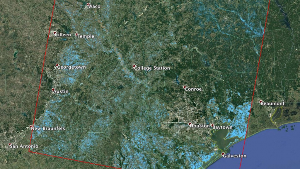News | Nasa Working With Partners To Provide Harvey Response - Conroe Texas Flooding Map