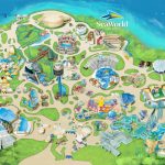 Nice Design Ideas Sea World Map Theme Park Attractions Seaworld San   Seaworld California Map