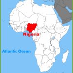 Nigeria Location On The Africa Map   Printable Map Of Nigeria