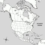 North America Blank Map, North America Atlas   Printable Map Of The Americas