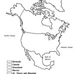 North America Map For Kids Black And White Printable   Printable Map Of North America For Kids