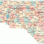 North Carolina Map   Free Large Images | Pinehurstl In 2019 | North   Large Printable Maps