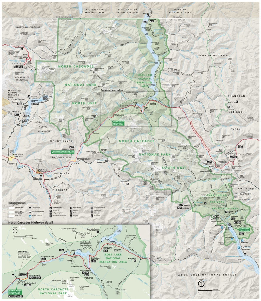 North Cascades Maps | Npmaps - Just Free Maps, Period. - Printable Hiking Maps